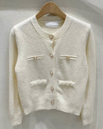 NK361 小香珍珠開襟外套