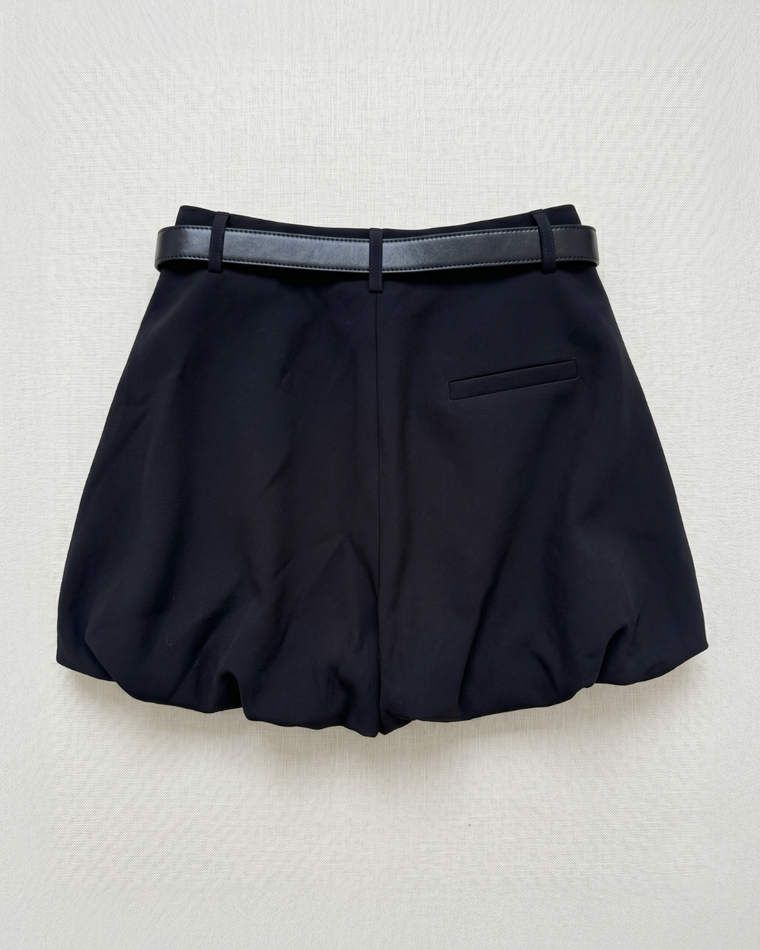 NK533 泡泡短裙(連腰帶)