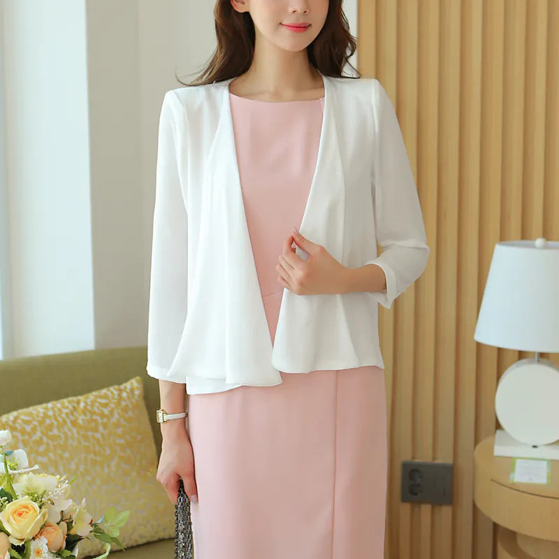 NH160 Korean Zabara elegant chiffon jacket