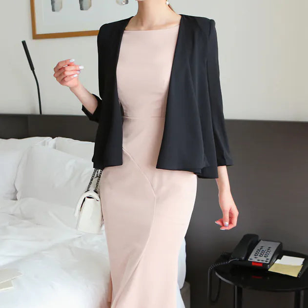 NH160 Korean Zabara elegant chiffon jacket