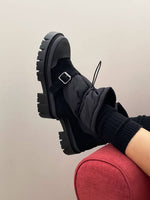 NK375 索繩加絨雪地靴