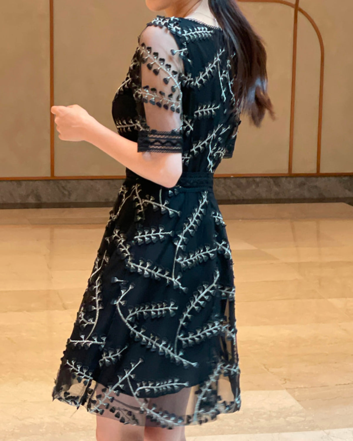 NK186 Lace 修身連身裙