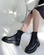 NK309 內增高綁帶軍Boot