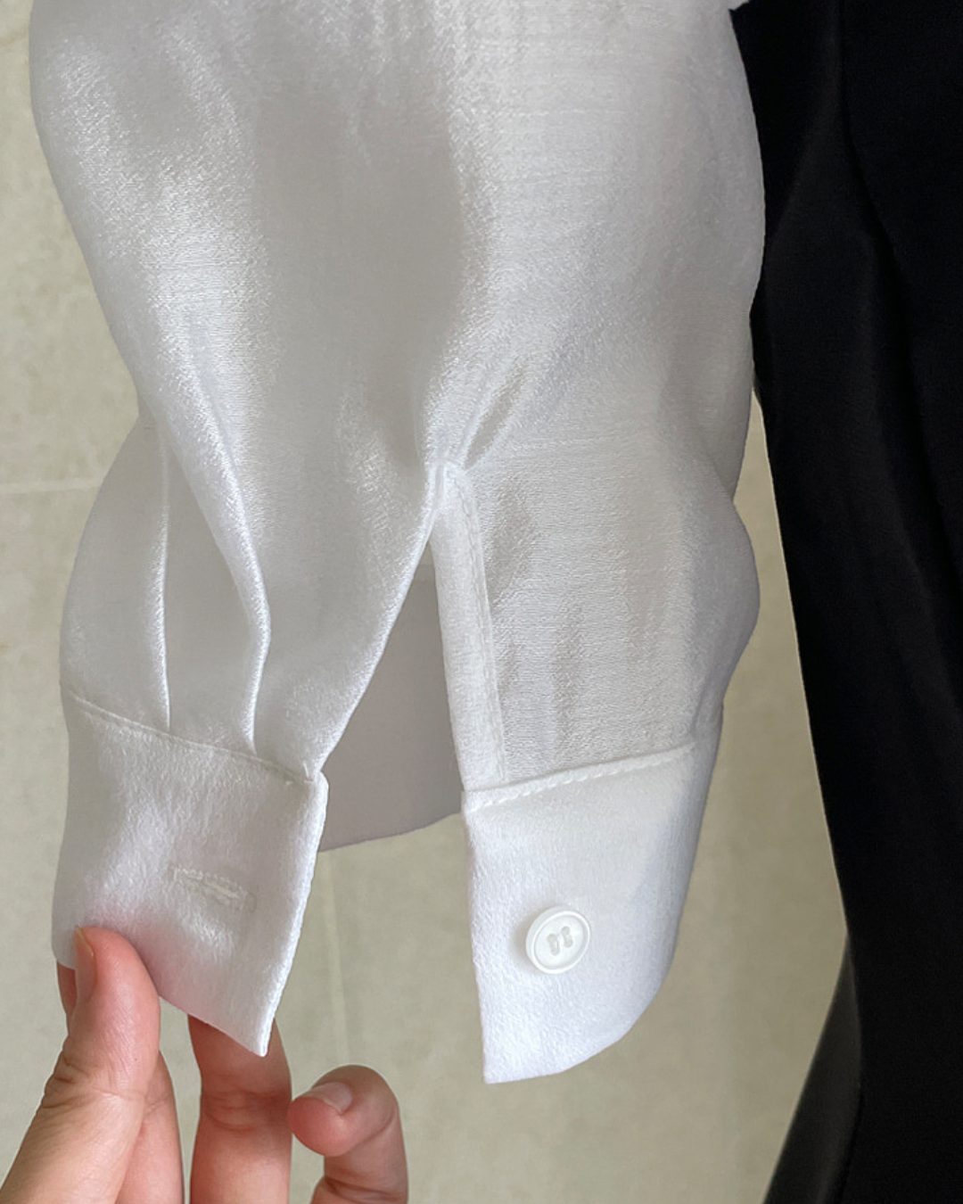 NK538 大翻領拼接修身連衣裙