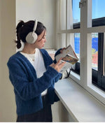 NK449 毛粒絨針織外套