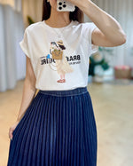 NK081 立體小女孩棉Tee