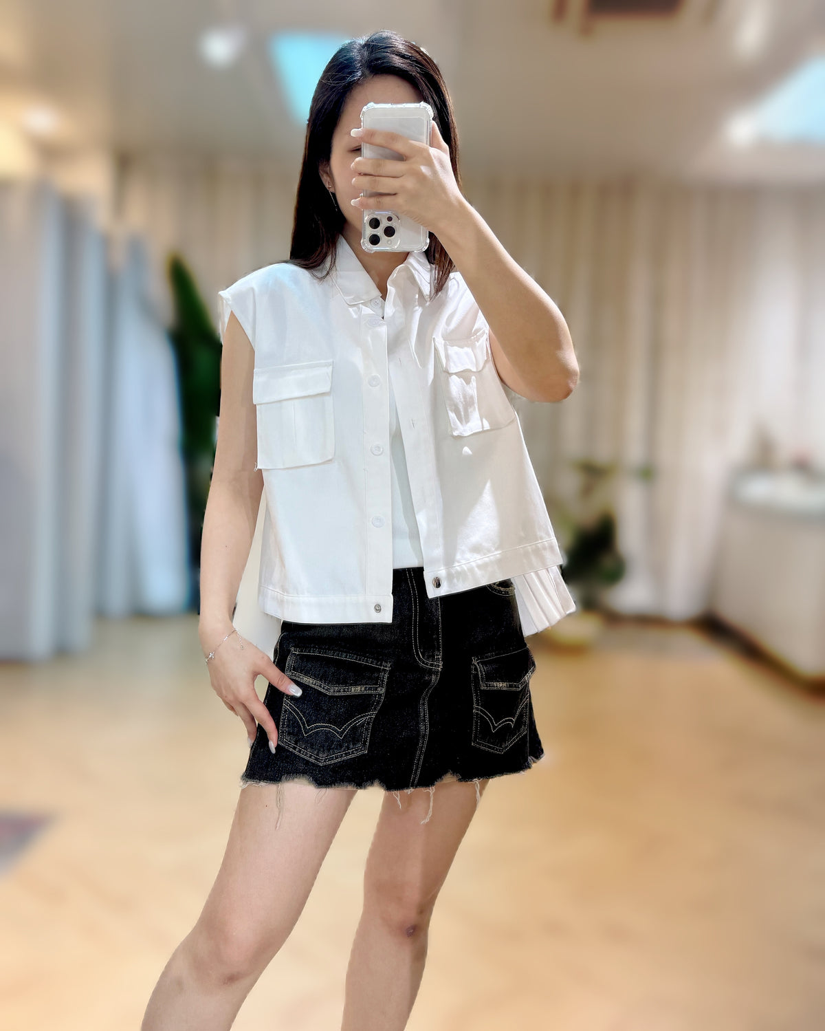NK035 兩袋牛仔裙褲