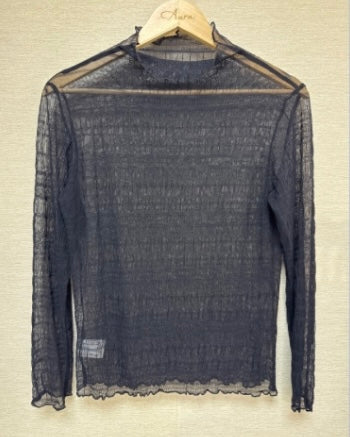 NK392 荷葉邊百摺 Lace上衣