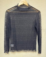 NK392 荷葉邊百摺 Lace上衣