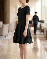 NK548 修腰泡泡連衣裙