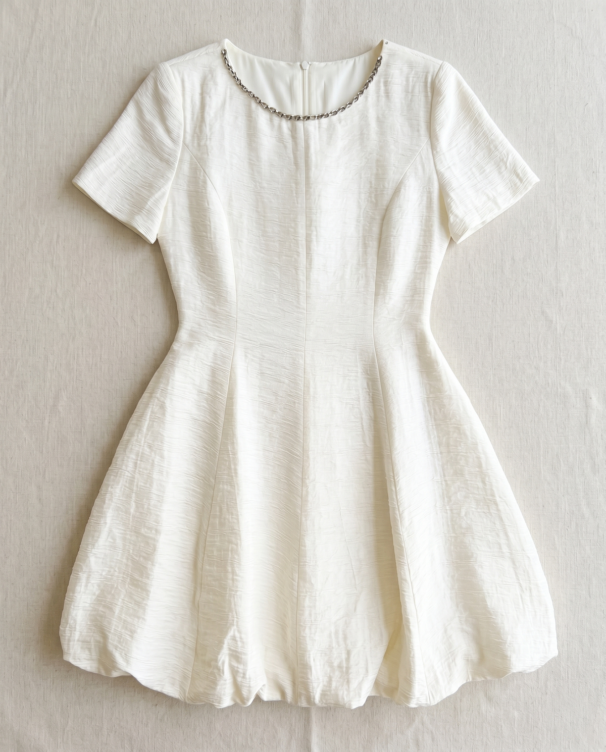 NK548 修腰泡泡連衣裙