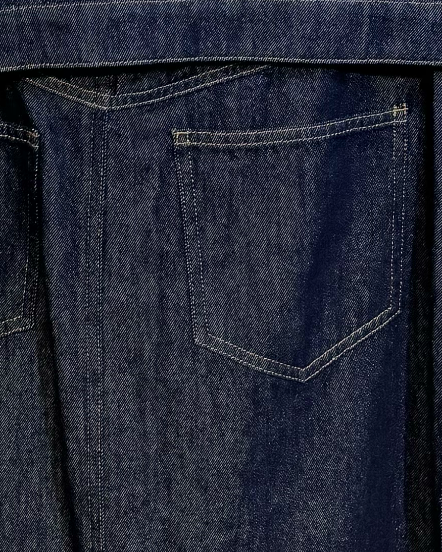 NK554 牛仔背心長裙套裝