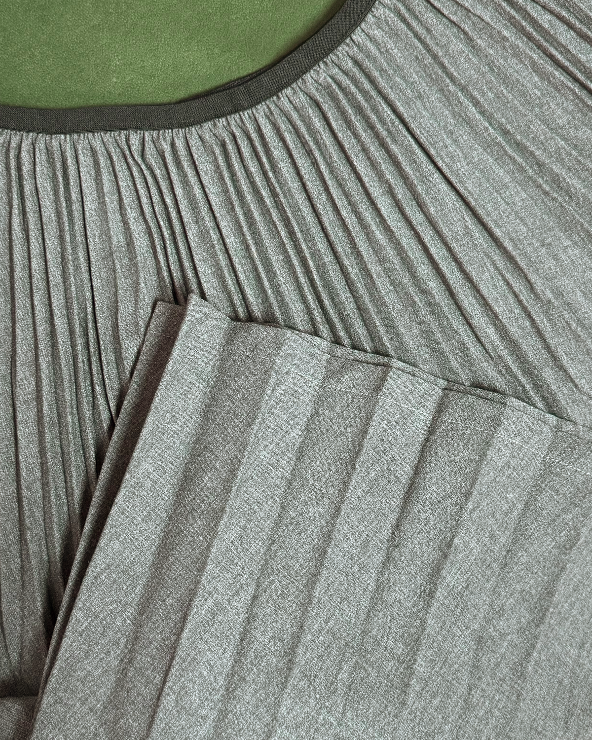 NK490 幼橡筋頭百褶裙