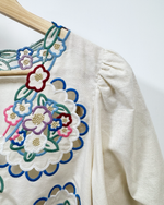 NK756 刺繡通花上衣