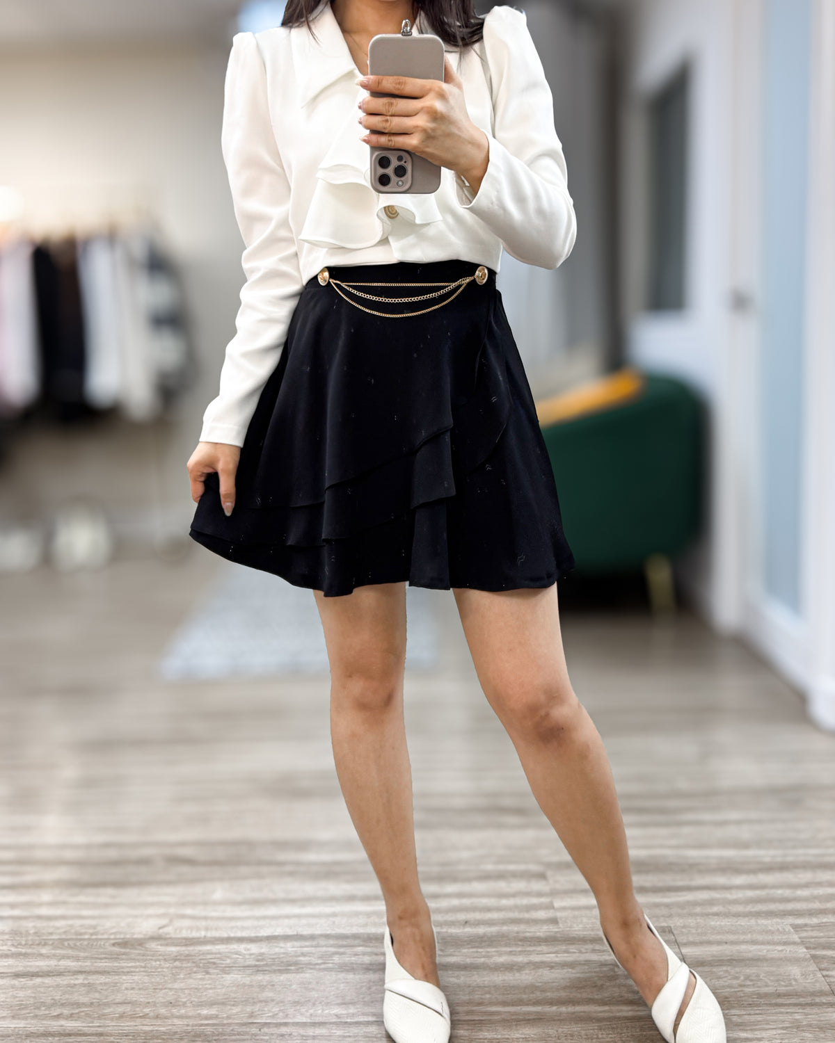 NK429 A-Line層次半截裙