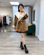 NK442 雙色羊絨外套