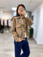 NK436 翻領立體短風衣