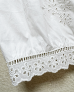 NK564 刺繡花邊短背心