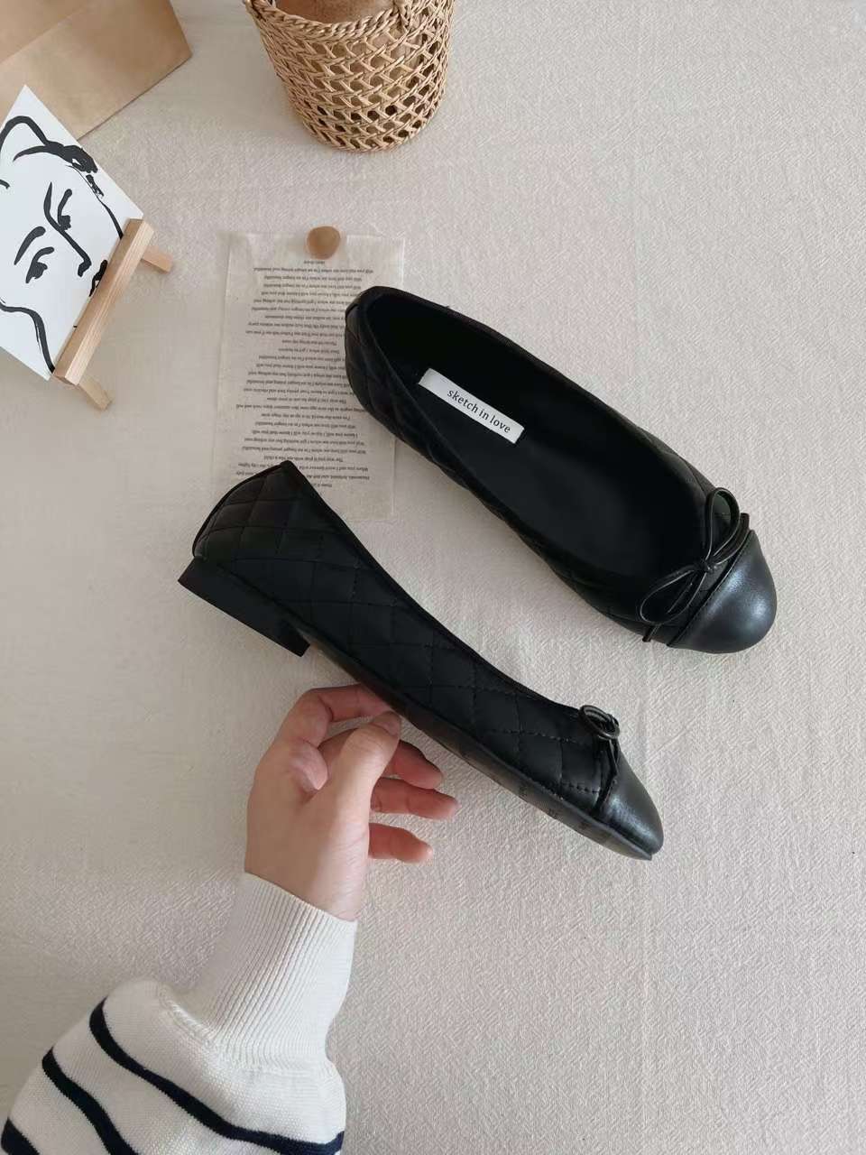 NK405 小香蝴蝶結平底鞋