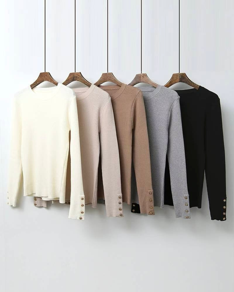 NK278 鈕扣針織上衣