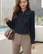 NK298 皺褶壓紋上衣