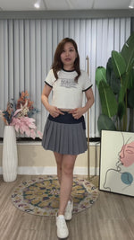 NK658DFM 韓國潮牌Marithe大案短Tee