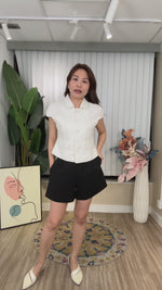 NK576 法式蝴蝶結開胸上衣