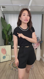 NK585 領口裝飾質感上衣