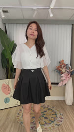NK457S 小壓褶半截短裙